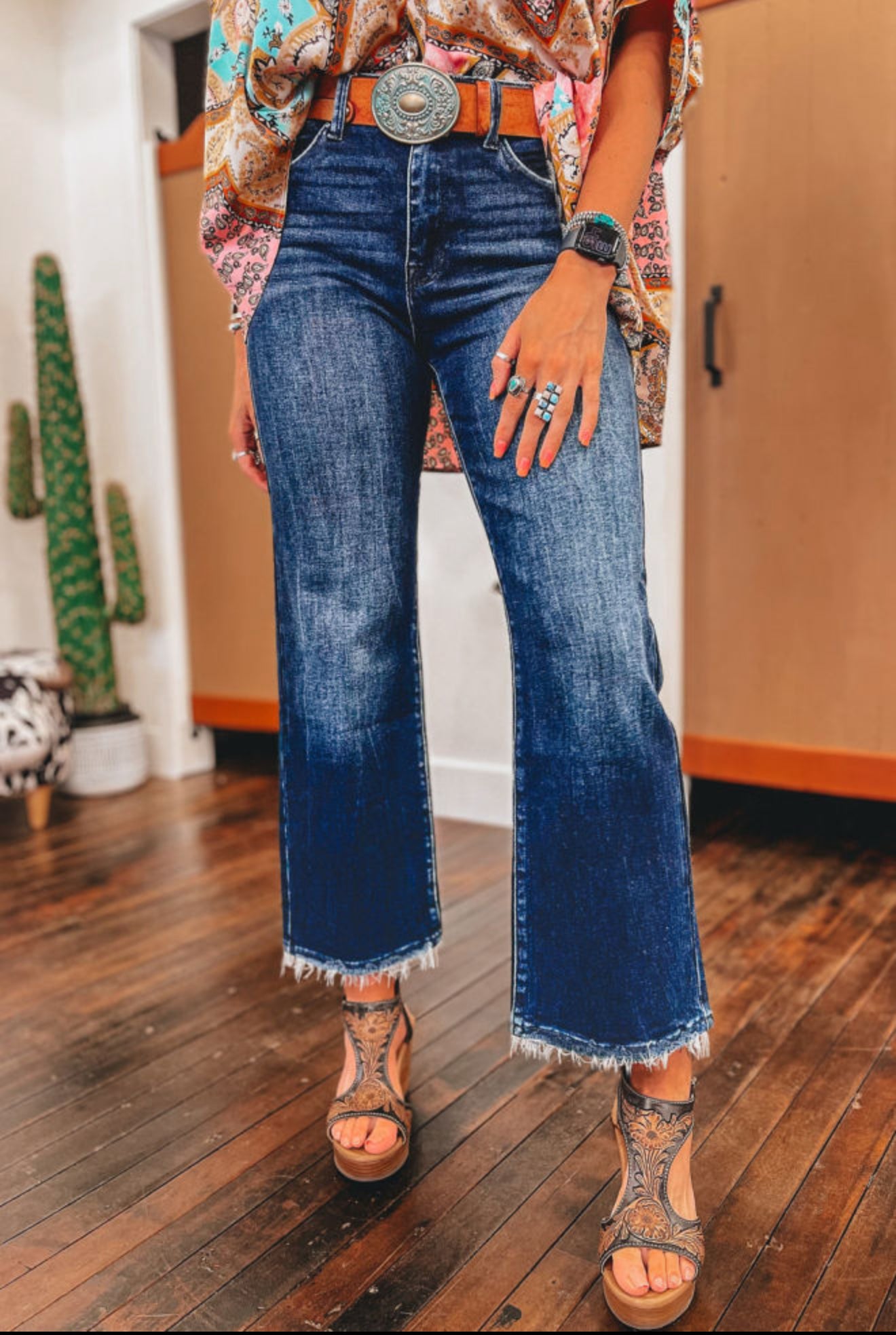 High Waisted Flare Jeans