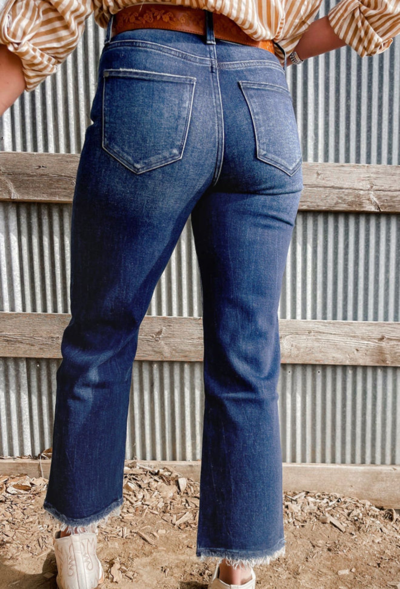 High Waisted Flare Jeans