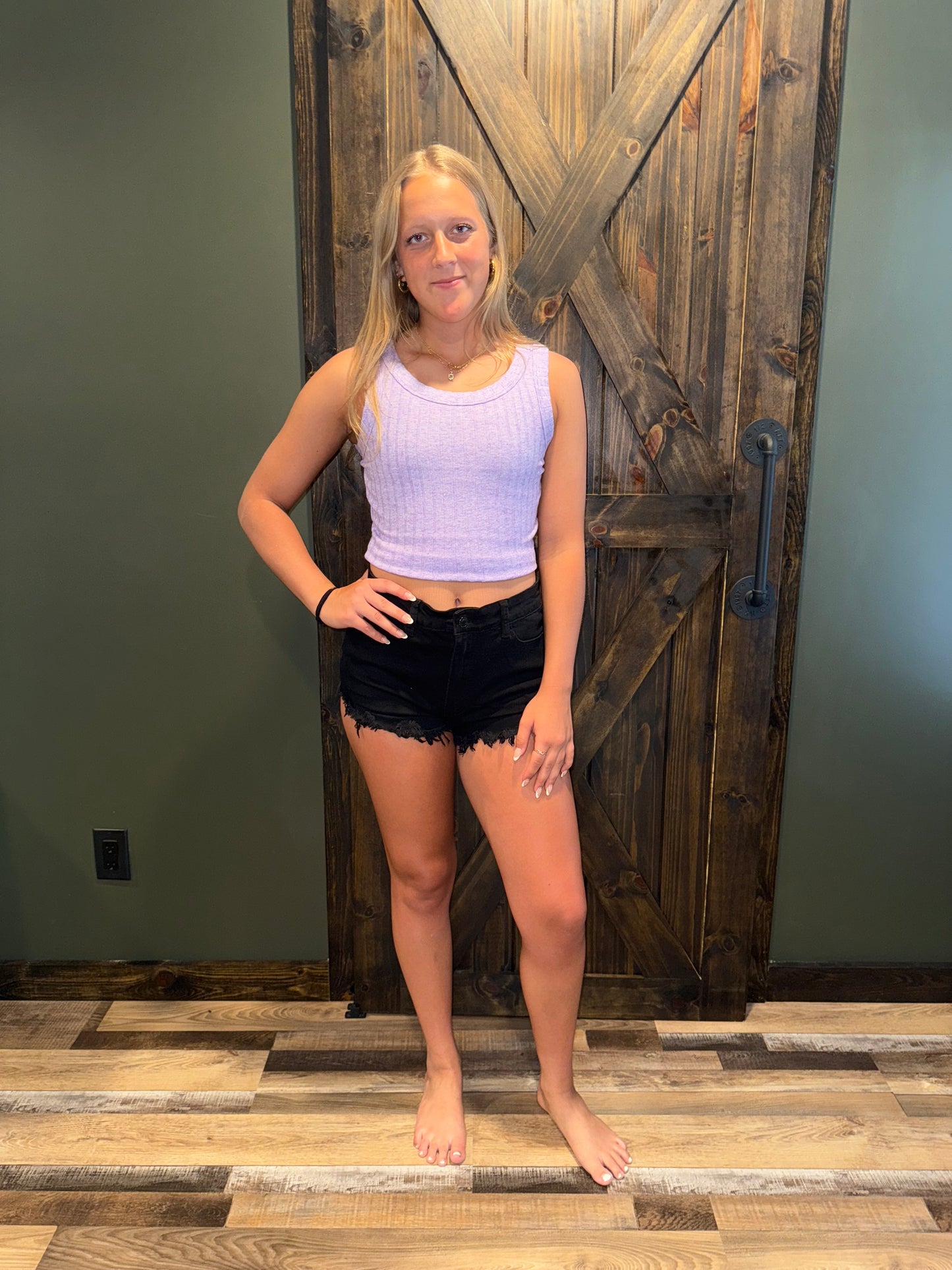 Ribbed Cropped Top
