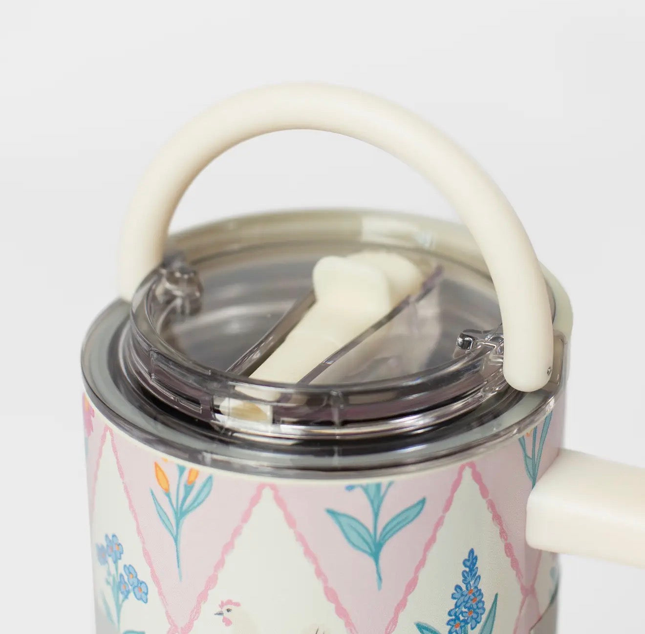 Diamond Floral Chicken 40oz Tumbler