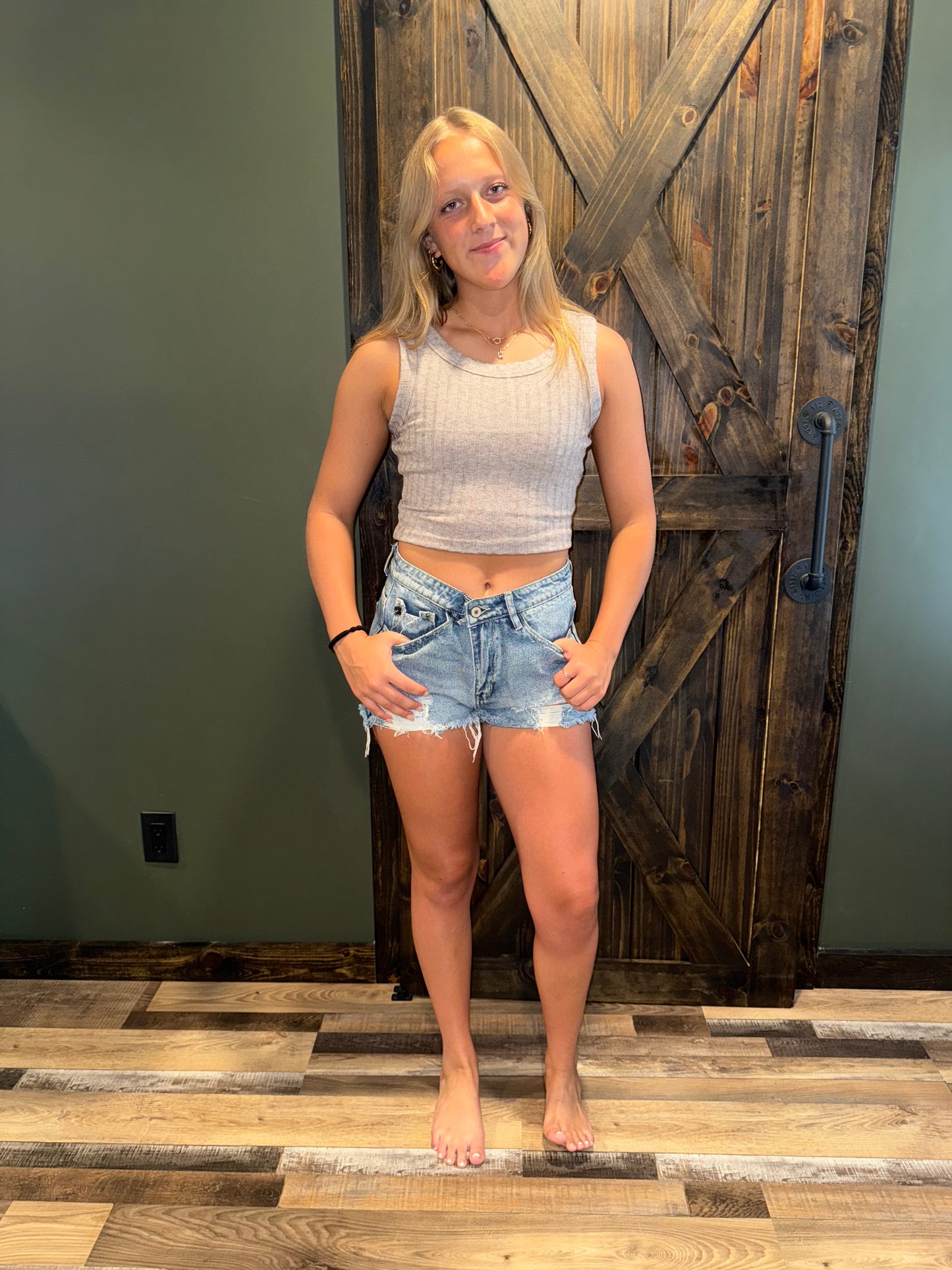 Ribbed Cropped Top