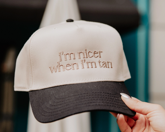I'm Nicer When I'm Tan Trucker Hat